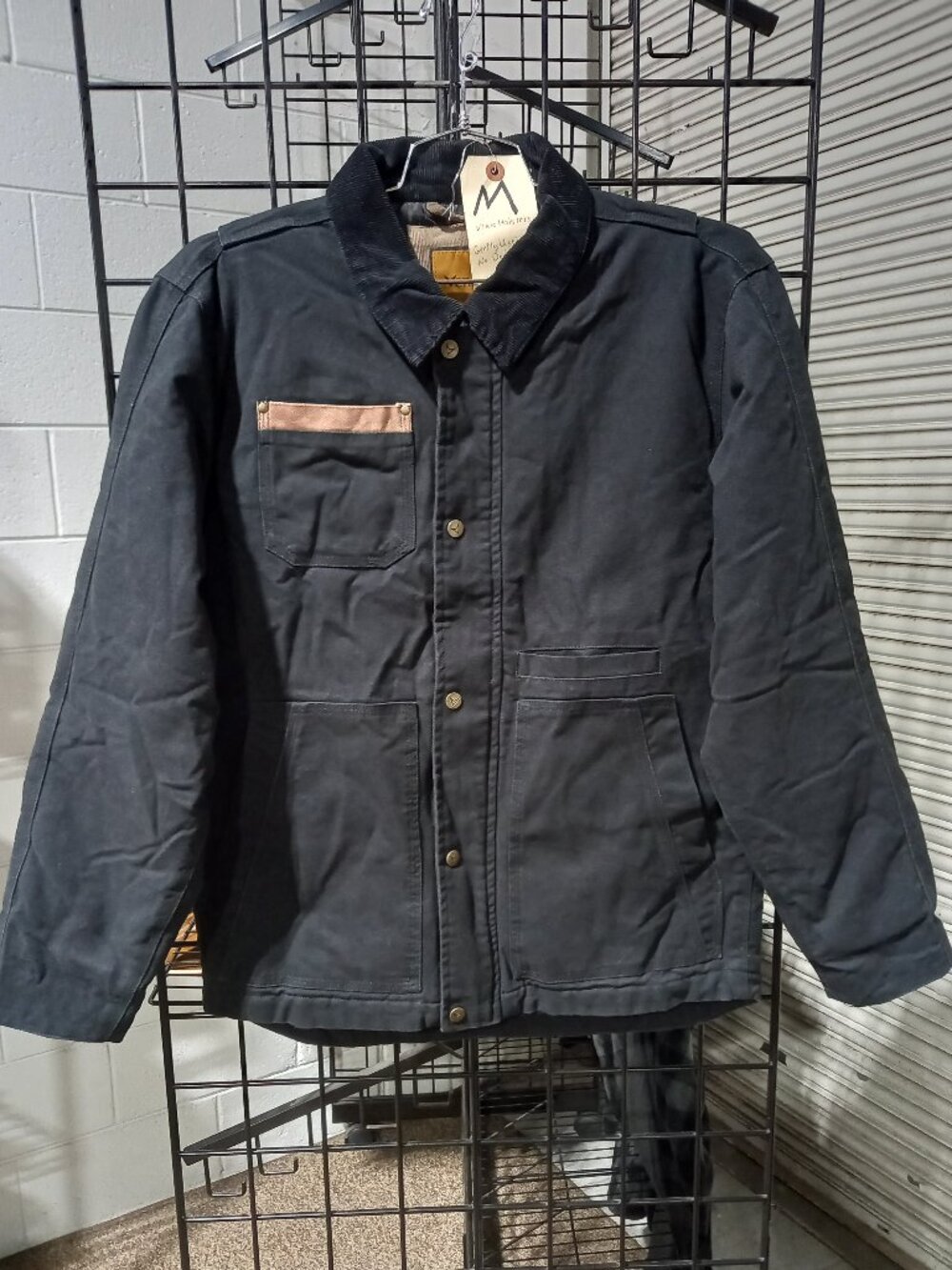Men's Canvas Concealed Carry Jacket - Black | Medium